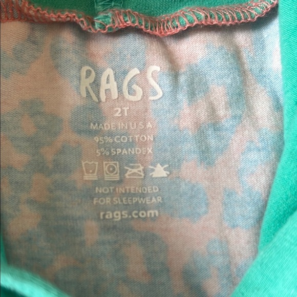 RAGS Blue and Pink Leopard Print Romper with Hood - Picture 2 of 4